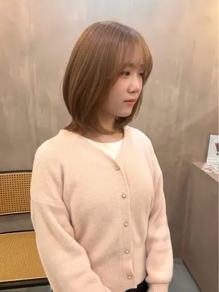 ミディアム miyu /yucca大阪京橋のヘアスタイル