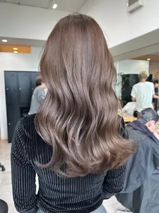 セミロング ✨透明感カラー/縮毛 恵比寿HAYATO✨のヘアスタイル