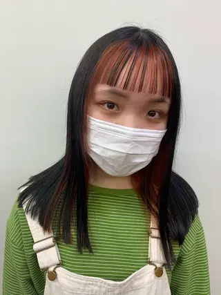 ミディアム 山嵜 かなのヘアスタイル