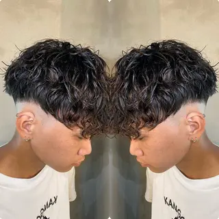 ショート 👑曲がる縮毛矯正 /パーマ👑ショウのヘアスタイル