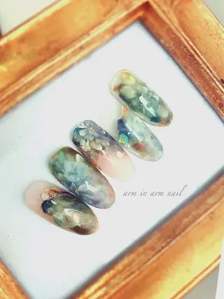 ネイル arm in arm ︎✿Yamamotoのマツエク・マツパデザイン