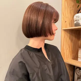 ショート カラー 🌿レイヤーボブ/パ ーマ🌿　木梨健太のヘアスタイル