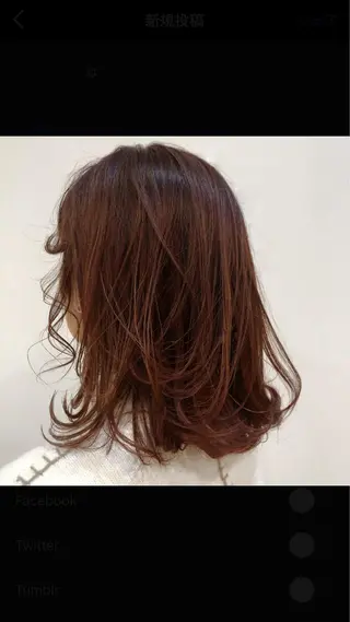 ミディアム rino🤍 恵比寿レイヤーカットのヘアスタイル