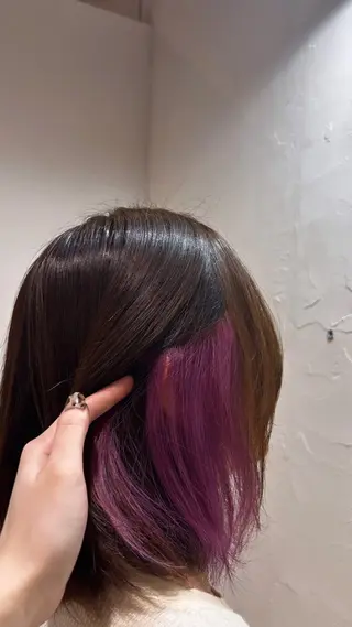 カラー モデル募集🌷/ 艶カラー/大谷李緒奈のヘアスタイル