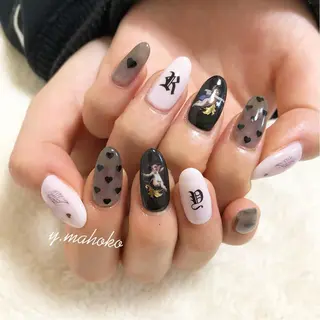 ネイル She nail studio 原宿所属・パラジェル有/ スカルプ/mahoのネイルデザイン