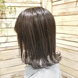 ミディアム Ash 店長　山下達也のヘアスタイル