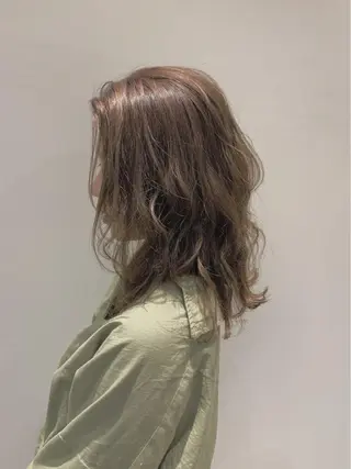 ミディアム カラー RINA 🦋🫧のヘアスタイル