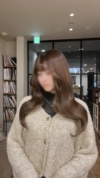 ロング カラー 長沢 結菜🎀のヘアスタイル
