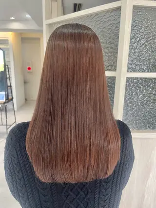 ロング メンズバレイヤージュ 斉藤春のヘアスタイル