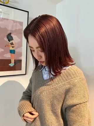 ミディアム 🎀オイダイラ モモカ🎀のヘアスタイル