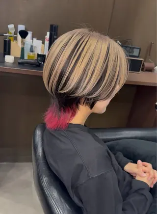 ショート ran・rukone所属・藤中 隆悟のヘアスタイル