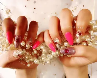 ネイル ラベンダー💖日暮里 ルル💖ネイルのネイルデザイン