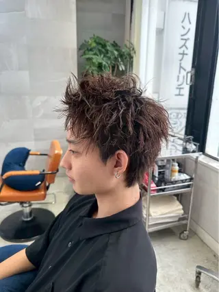 メンズ メンズ専門/パーマ 特化/栄/北出瑞貴のヘアスタイル
