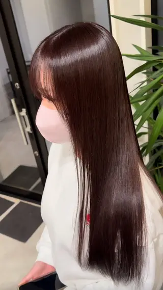 ロング カラーモデル募集♥️ 玲奈のヘアスタイル