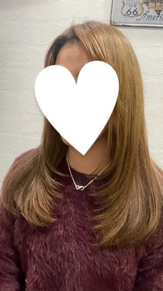 セミロング 🖤keina🖤 詳細必読:*･のヘアスタイル