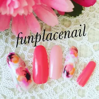 ショート ミディアム セミロング ロング カラー パーマ ヘアアレンジ メンズ キッズ ネイル まつエク nail salon＆school felice所属・フェリーチェ瑞江店 新山のネイルデザイン