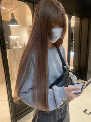 ロング カラー riria/ボブ /ブラウンカラー🎀のヘアスタイル