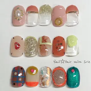 ネイル Hair salon Irie所属・與儀 知佳のネイルデザイン