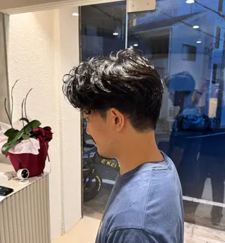 ショート 艶レイヤー🍊 加藤隆也のヘアスタイル