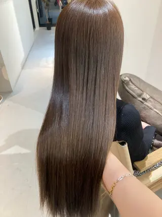 ロング ✨色持ちの良い艶 カラー✨蟹江真世のヘアスタイル