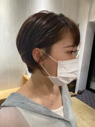 ショート 近藤 千裕のヘアスタイル