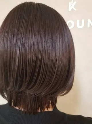ミディアム 吉田 恒のヘアスタイル