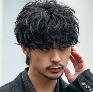 パーマ メンズ fifth天神メンズ パーマ特化／内山遥斗のヘアスタイル