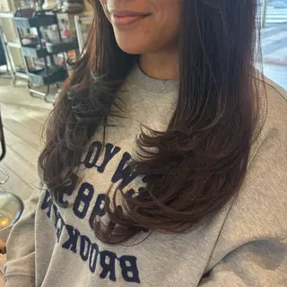 ロング RISAKO🏁 ボブ/レイヤーのヘアスタイル