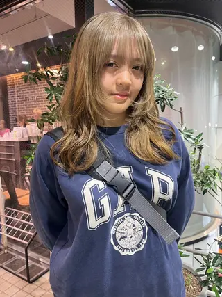 ロング カラー 似合わせカットカラー 🤍🎀honokaのヘアスタイル