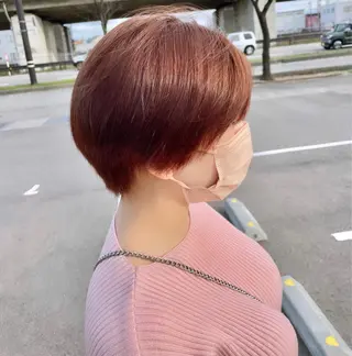 カラー scene自由が丘所属・自由が丘/メンズ/ ボブ/田丸のヘアスタイル