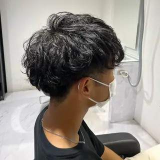 ショート カラー パーマ メンズ 🔥札幌No.1🥇 パーマ特化美容師🔥のヘアスタイル