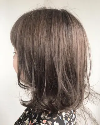 ミディアム 大嶋 宏隆のヘアスタイル