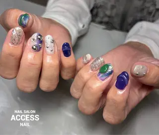ネイル access nailのネイルデザイン