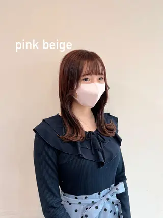 セミロング カラー ELENA所属・ナチュラルなショート 北本空河のヘアスタイル