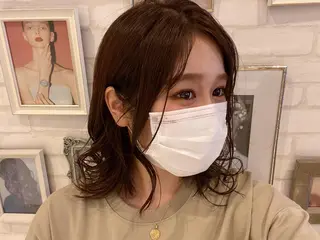 ミディアム ému エミュ　hair &spa所属・近藤 みゅうまのヘアスタイル