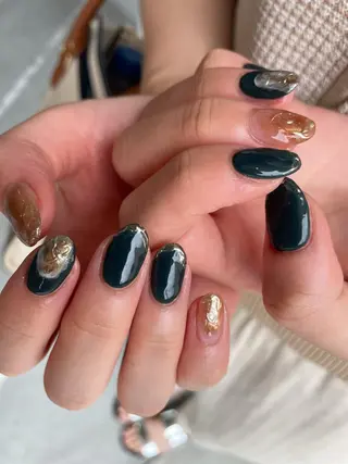 ロング カラー ヘアアレンジ キッズ ネイル マツエク・マツパ 福田 加奈のネイルデザイン