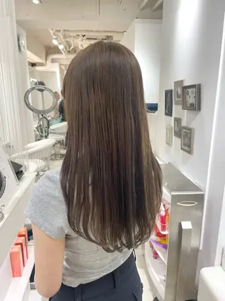 セミロング カラー ParveMix 🩶🫧入江 香名のヘアスタイル