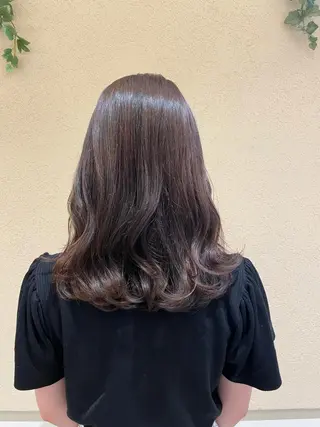 セミロング カラー シャドールーツ美容師 篠原康太のヘアスタイル