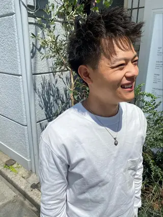 ショート パーマ メンズ XENA表参道 MIKUのヘアスタイル