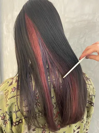 ロング カラー GO TODAY SHAiRE SALON 原宿本店所属・REINA/ブリーチ /ハイトーン/原宿のヘアスタイル