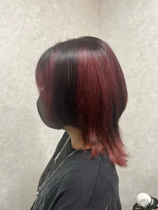 ミディアム 阿部 叶夢のヘアスタイル