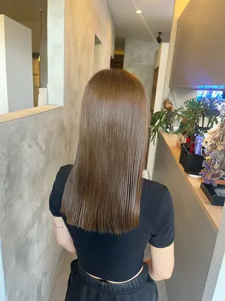 セミロング Salon de  COCO所属・Yuka /ツヤカラー✨のヘアスタイル