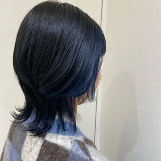 ミディアム 💎レイヤー／メンズ 💎沢田琴音のヘアスタイル