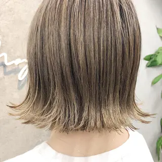 ミディアム 所渉/韓国レイヤー /ウルフカットのヘアスタイル