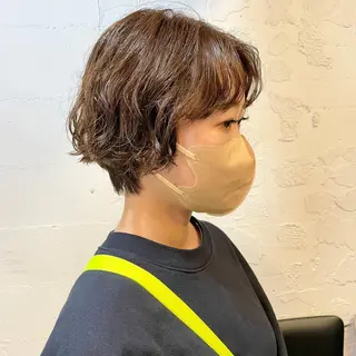 ショート パーマ em HAIR 🌿下北沢のヘアスタイル