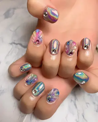 ネイル 菅野 愛花のネイルデザイン