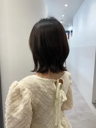 セミロング GO TODAY神戸三宮所属・あ きのヘアスタイル