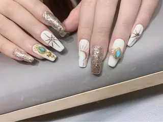 ネイル 長さだし専門店 M2　rikaのネイルデザイン