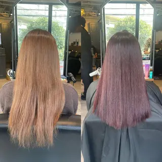 セミロング カラー FORTE表参道所属・🥀武藤 后花🥀のヘアスタイル