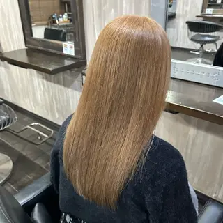 カラー ブリーチ🌟 縮毛矯正🩷はるなのヘアスタイル